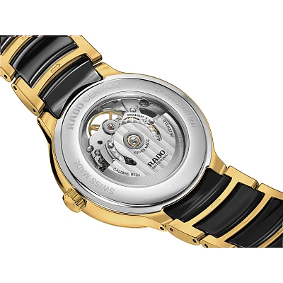 Rado Centrix Gent Automatic Skeleton L Diamonds Black Ceramic R30008902