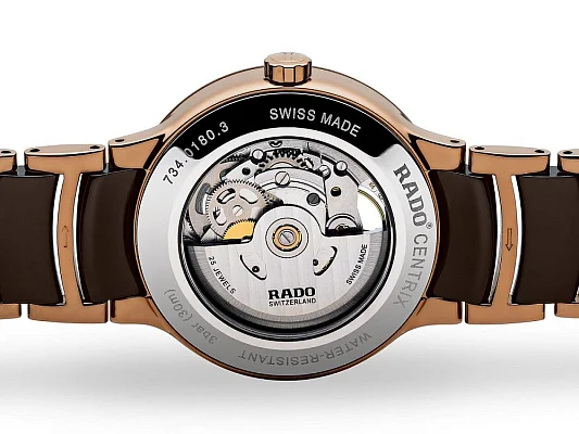Rado Centrix Gent Automatic Skeleton L PVD Brown R30181312