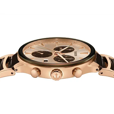 Rado Centrix Gent Quartz Chrono Brown Ceramic & Rose Gold PVD R30212402