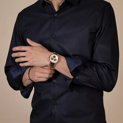 Rado Centrix Gent Quartz Chrono Brown Ceramic & Rose Gold PVD R30212402
