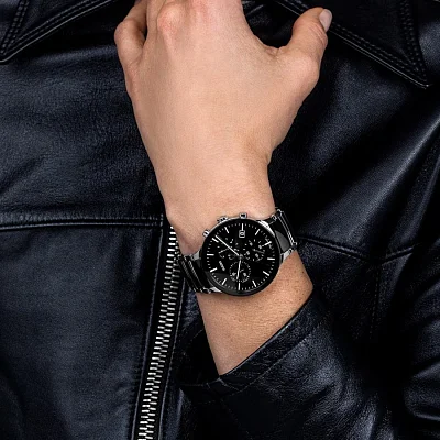 Rado Centrix Gent Quartz Chrono L Black Ceramic & Yellow Gold R30134162