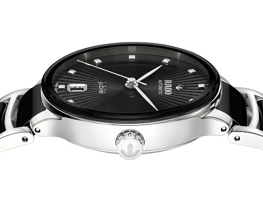 Rado Centrix Lady Automatic M Diamonds Brown Ceramic & Rose Gold PVD R30031742