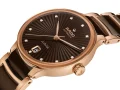  Zdjęcie 4 Rado Centrix Lady Automatic M Diamonds Brown Ceramic & Rose Gold PVD R30037732