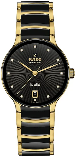 Rado Centrix Lady Automatic M Diamonds Brown Ceramic & Rose Gold PVD R30032742