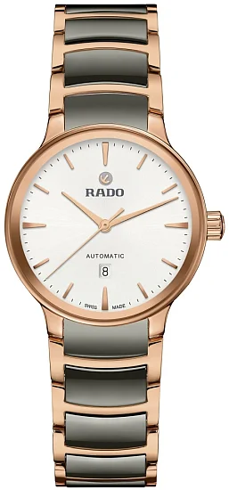 Rado Centrix Lady Automatic S Plasma Ceramic & Rose Gold PVD R30019012