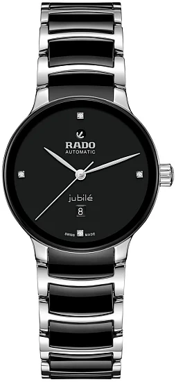 Rado Centrix Lady Diamonds Automatic S Black Ceramic & Steel R30020712