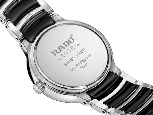 Rado Centrix Lady Diamonds Quartz S Black Ceramic R30026712