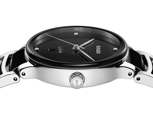 Rado Centrix Lady Diamonds Quartz S Black Ceramic R30026712