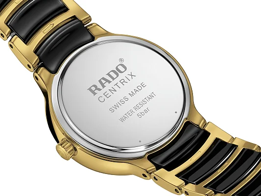 Rado Centrix Lady Diamonds Quartz S Black Ceramic R30025742