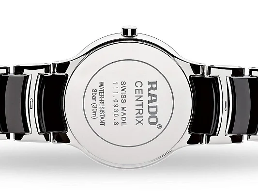 Rado Centrix Lady Diamonds Quartz S Black Ceramic R30935712