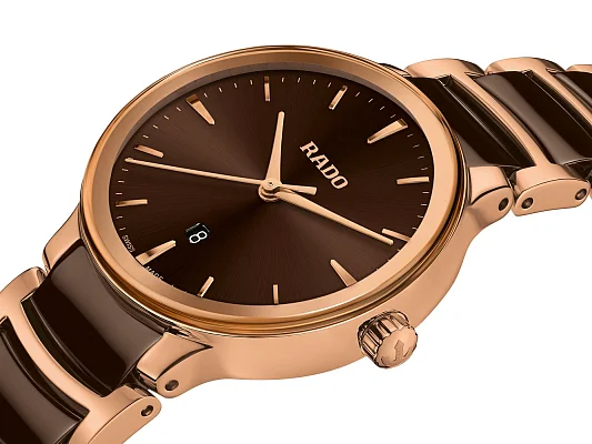 Rado Centrix Lady Quartz S Brown Ceramic R30024302