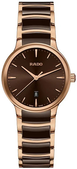 Rado Centrix Lady Quartz S Brown Ceramic R30024302