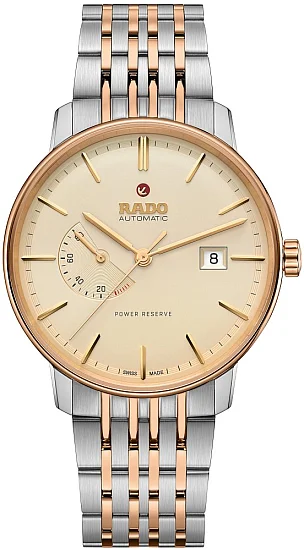 Rado Coupole Classic Gent Automatic XL Power Reserve Rose Gold PVD R22878313