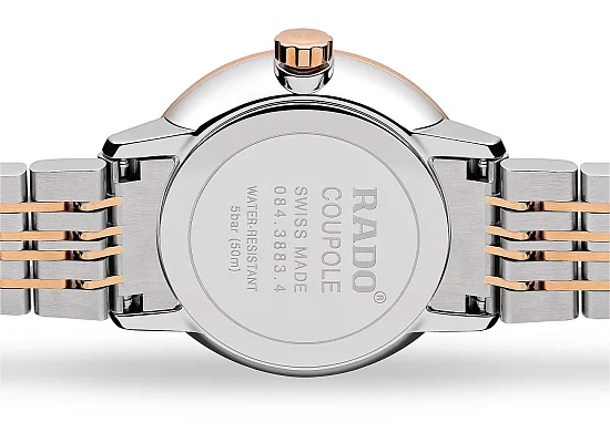 Rado Coupole Classic Moonphase Lady Diamonds Quartz S Rose Gold PVD R22883923