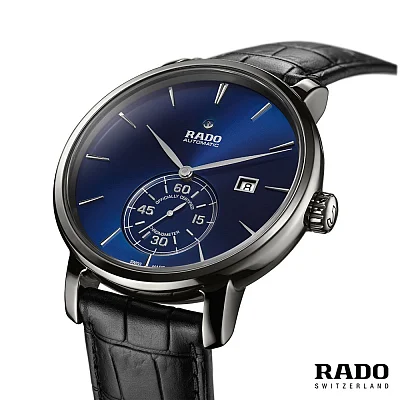 Rado DiaMaster Gent Automatic Petite Seconde COSC Chronometer XL Plasma R14053206
