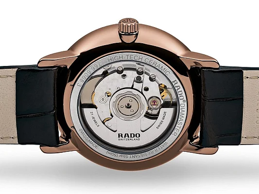 Rado DiaMaster Gent Automatic Thinline XL Rose Gold Ceramos R14068016