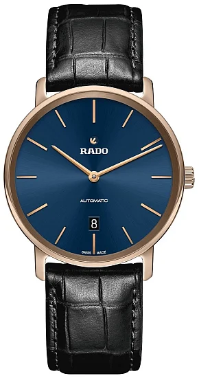 Rado DiaMaster Gent Automatic Thinline XL Rose Gold Ceramos R14068206
