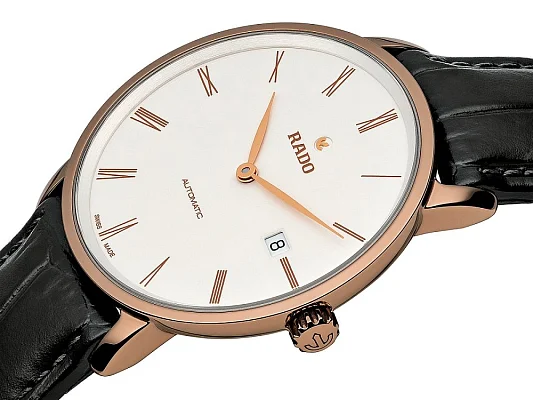 Rado DiaMaster Gent Automatic Thinline XL Rose Gold Ceramos R14068016