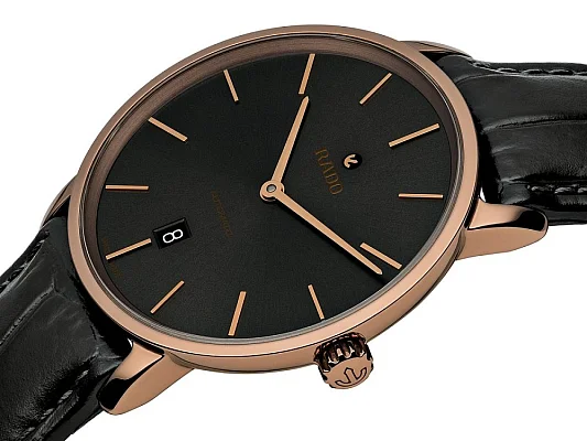 Rado DiaMaster Gent Automatic Thinline XL Rose Gold Ceramos R14068166