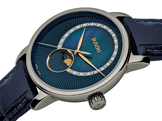 Rado DiaMaster Moonphase Lady Diamonds Quartz M Plasma R14055905