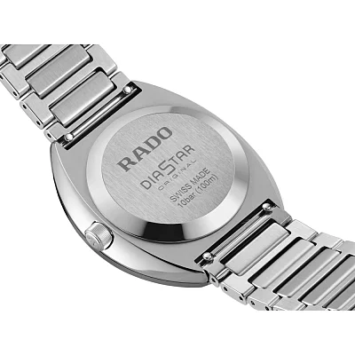 Rado DiaStar Original Blue Gent Automatic Day-Date Ceramos Diamonds R12160223