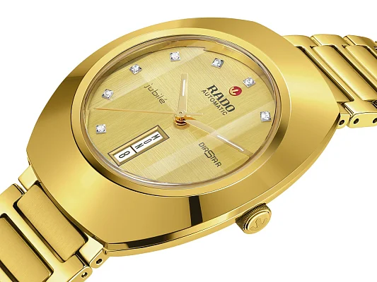 Rado DiaStar Original Blue Gent Automatic Day-Date Ceramos Diamonds R12161733