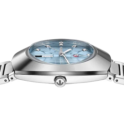 Rado DiaStar Original Blue Gent Automatic Day-Date Ceramos Diamonds R12160223
