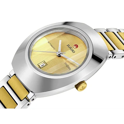 Rado DiaStar Original Lady Blue Automatic Date Ceramos R12170253