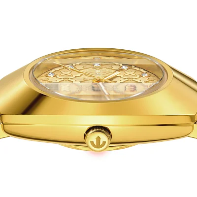 Rado DiaStar Original Lady Gold PVD Automatic Date Ceramos R12171263