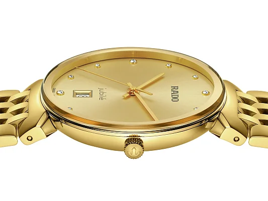 Rado Florence Classic Gent Diamonds Quartz M Full Gold R48914713