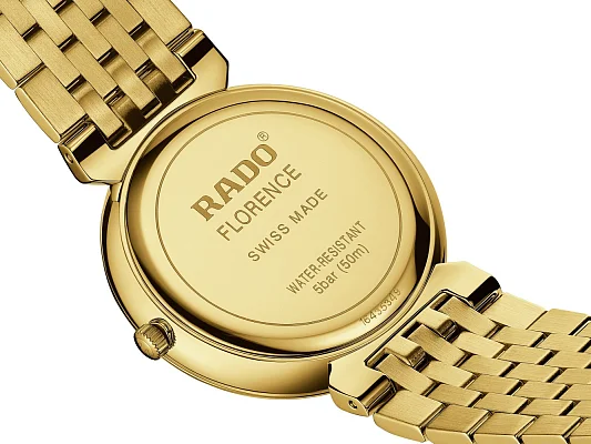 Rado Florence Classic Gent Diamonds Quartz M Full Gold R48914713