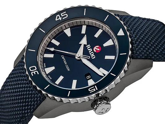 Rado Captain Cook Gent Automatic 45mm Blue NATO R32501206