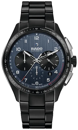 Rado HyperChrome Gent Automatic Chrono XXL Match Point Black Matt R32525202