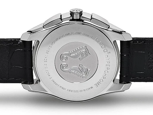 Rado HyperChrome Gent Quartz Chrono XXL Black Leather R32259105