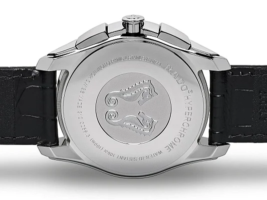 Rado HyperChrome Gent Quartz Chrono XXL Black Leather R32259156