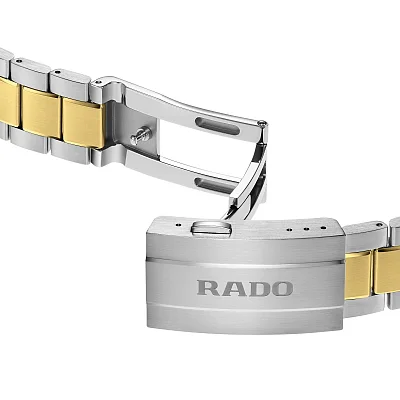 Rado HyperChrome Gent Quartz Chrono XXL Green & Yellow Gold PVD R32186313