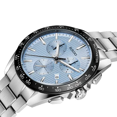 Rado HyperChrome Gent Quartz Chrono XXL Ice Blue R32187203