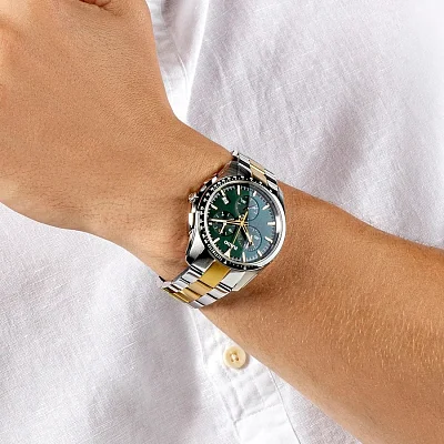 Rado HyperChrome Gent Quartz Chrono XXL Yellow Gold R32259323