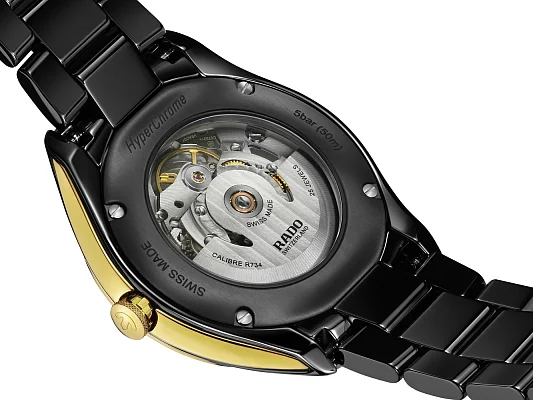 Rado HyperChrome Lady Diamonds Automatic Skeleton XL Black R32157152