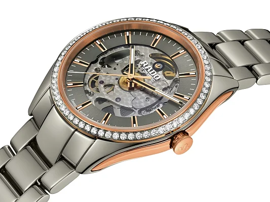 Rado HyperChrome Lady Diamonds Automatic Skeleton XL Plasma R32158102