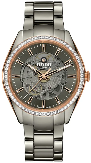 Rado HyperChrome Lady Diamonds Automatic Skeleton XL Plasma R32158102