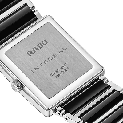 Rado Integral Gent Diamonds Quartz Black Ceramic R20255712