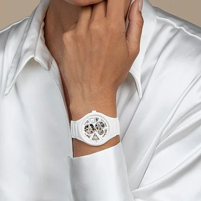 Rado True Gent Automatic L Skeleton White R27106922