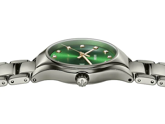 Rado True Lady Diamonds Quartz S Plasma Green R27060742