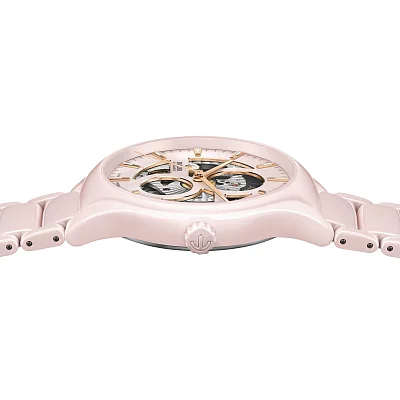 Rado True Round Lady Automatic Open-Heart Pink Ceramic R27183012