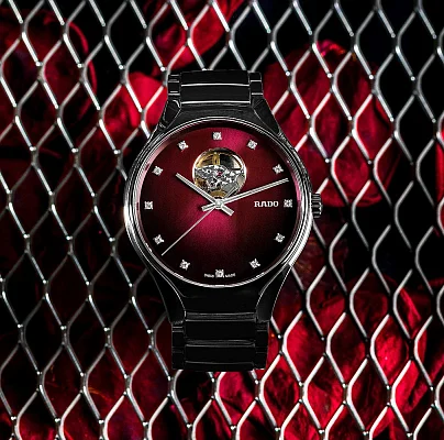Rado True Secret Lady Diamonds Automatic L Open-Heart Red R27107742