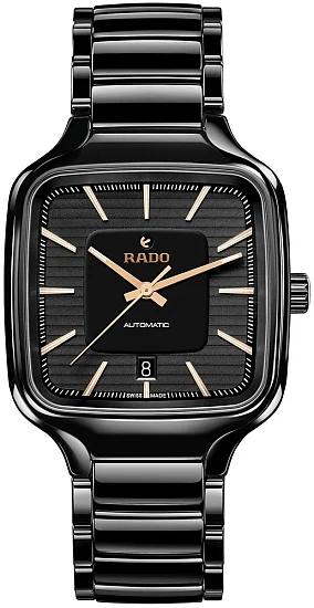 Rado True Square Gent Automatic L Black Ceramic R27078172