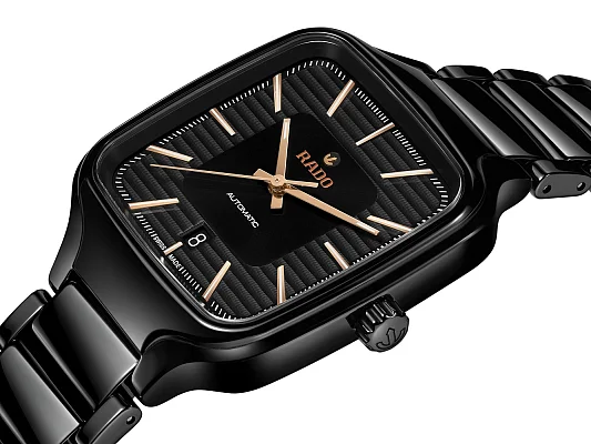 Rado True Square Gent Automatic L Black Ceramic R27078172