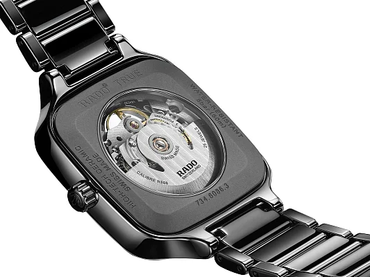 Rado True Square Gent Automatic Skeleton L Black Ceramic R27124162