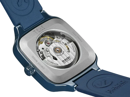 Rado True Square Gent Automatic Skeleton L Blue Ceramic R27178205